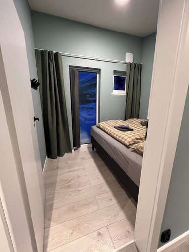 Bedroom 3, Alpan Apartments, Kåfjord