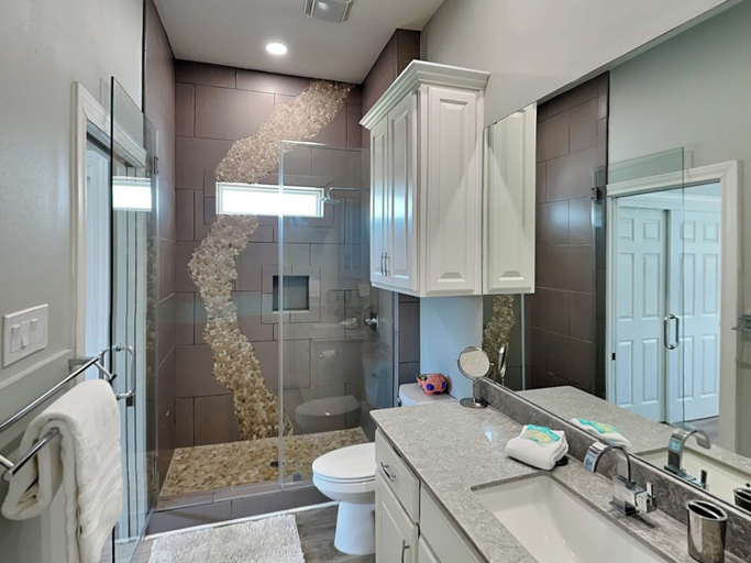 Bathroom 4, Mermaids Lair by Silver Sands Vacation Rentals, Nueces
