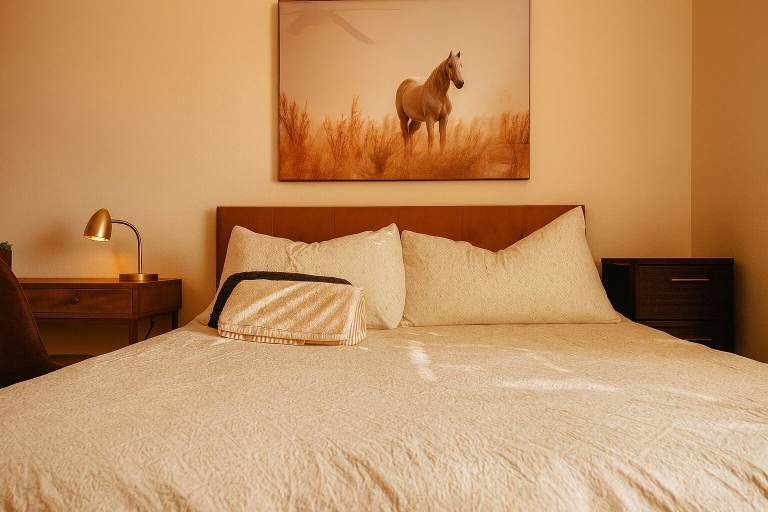 Bedroom 3, Private bedroom in Western Horizon Home, Riverside