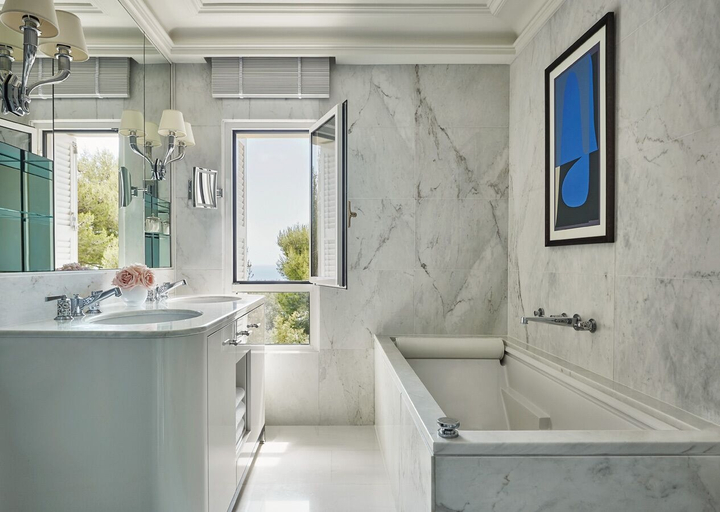 Bathroom 5, Grand-Hôtel du Cap-Ferrat, A Four Seasons Hotel, Alpes-Maritimes