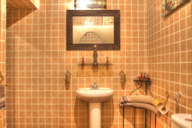 Bathroom 4, Riad Elizzi, Marrakech