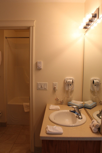 Bathroom 5, Western Budget Motel - Ponoka, Division No. 8