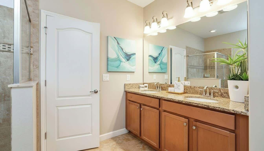 Bathroom 4, Opulent Villa: Heated Pool, Theater, Game Room, Osceola