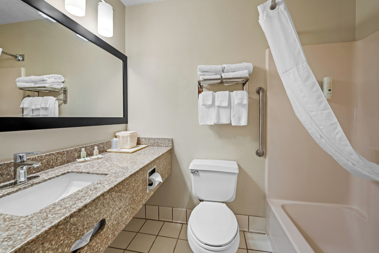Bathroom 4, Quality Inn Dubuque on Hwy 20, Dubuque