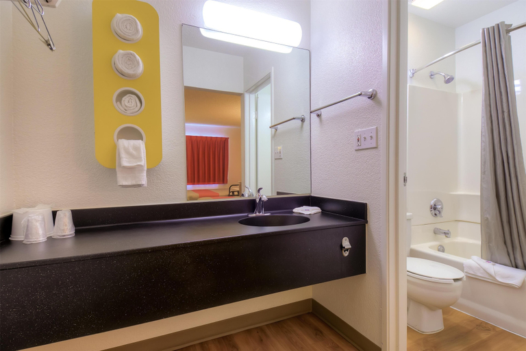 Bathroom 4, Motel 6 Las Vegas, NV - Boulder Highway, Clark