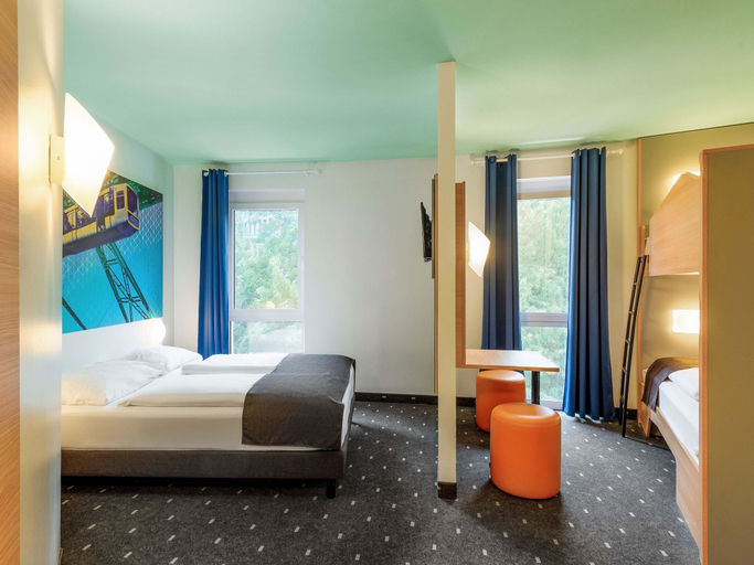 Bedroom 4, B&B Hotel Wuppertal City-Süd, Wuppertal