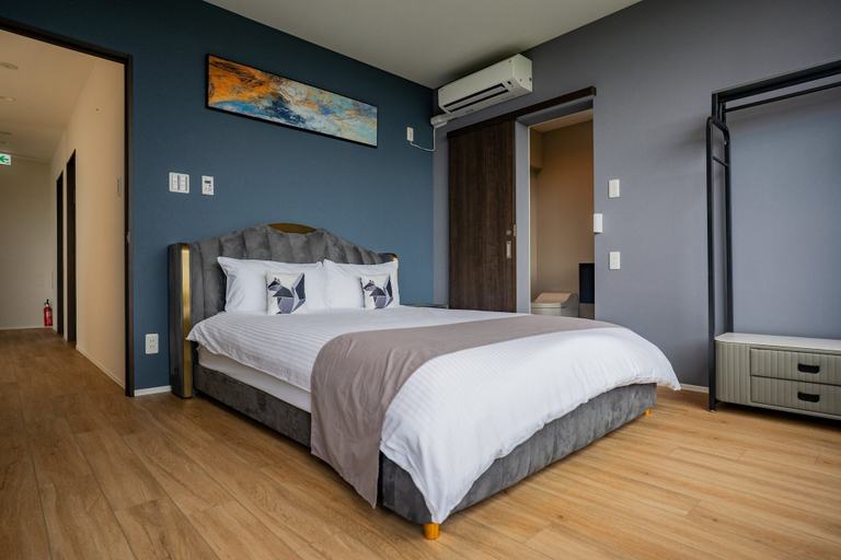 Bedroom 2, Luxury Hillside Villa with Sea Views, Onna