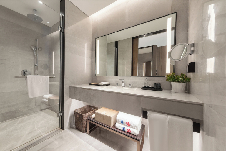 Bathroom 4, Genpla Hotel Shenzhen Qianhai, Shenzhen