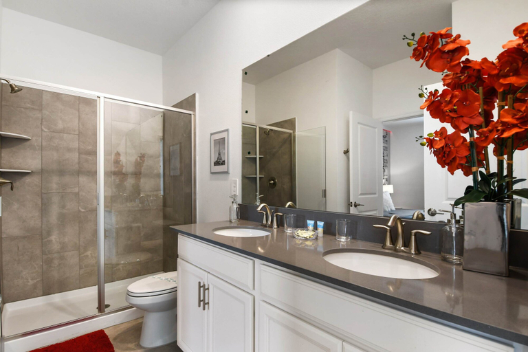 Bathroom 4, Striking Disney Themed10br Pool/spa/game Room, Osceola