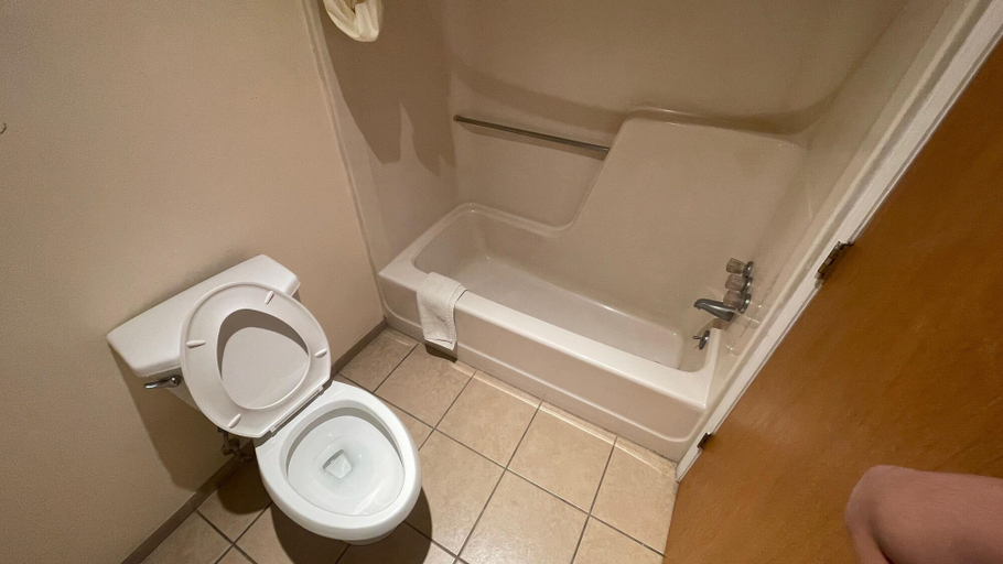 Bathroom 5, Regal Motel in Las Vegas, New Mexico, San Miguel