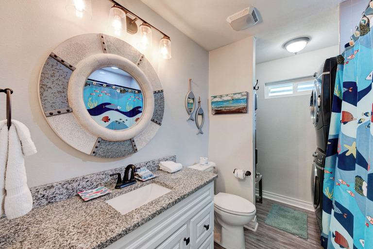 Bathroom, A- Rocks Resort by Silver Sands Vacation Rentals, Nueces