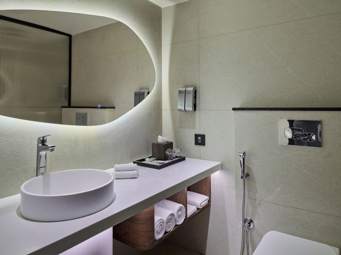 Bathroom 5, Hotel Swosti Premium, Khordha