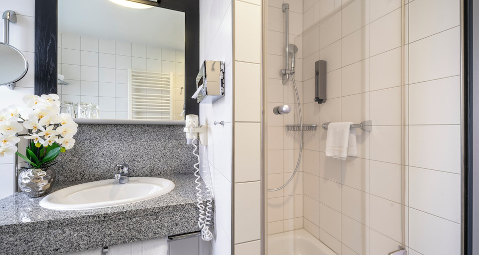 Bathroom 5, PLAZA INN Heidehof, Celle
