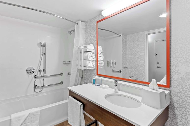 Bathroom 5, Hampton Inn Chicago/Naperville, Dupage