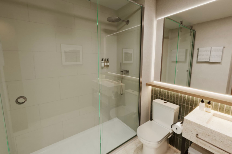 Bathroom 4, DoubleTree by Hilton Wilkes-Barre, Luzerne