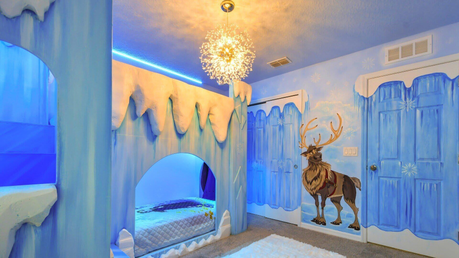 Bedroom 3, Family-friendly Luxury Home With Private Pool, Osceola