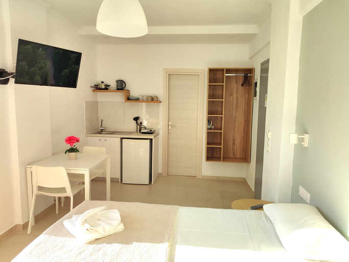 Bedroom 1, Kostas Apartments, Crete