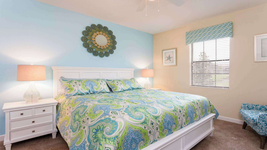 Bedroom 3, Opulent Villa, 10 Min to Disney, Pool & Spa, Osceola