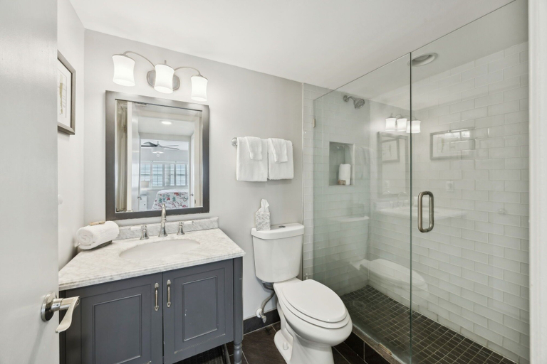 Bathroom 4, Beach Cottage Look Condo, Ocean View from Spacious Balcony by RedAwning, Nassau