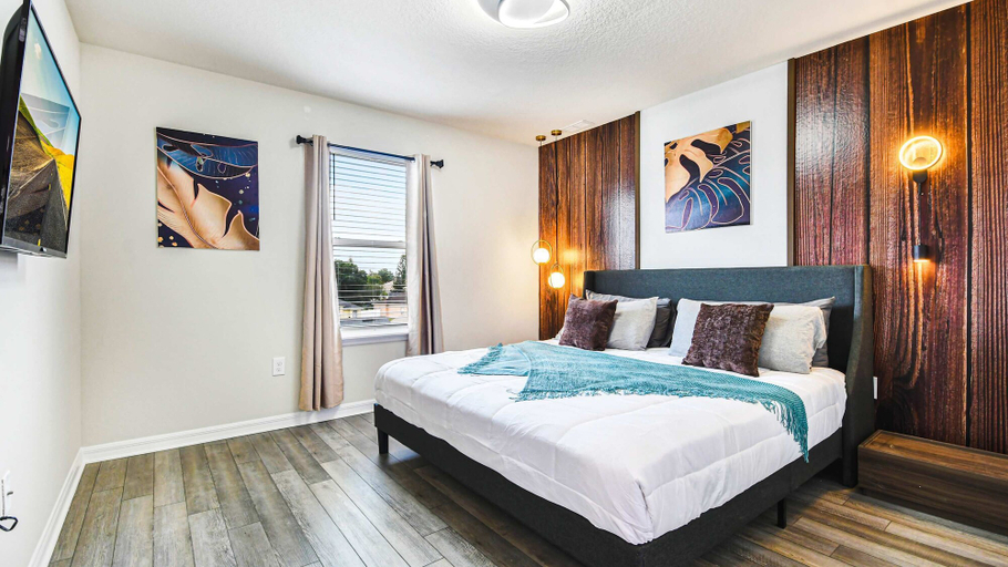 Bedroom 3, Spacious Home Near Disney With Resort Amenities, Polk