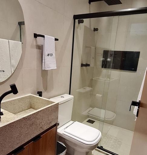 Bathroom 4, Flat I 002 Villas Manatee Patacho - AL, Porto de Pedras