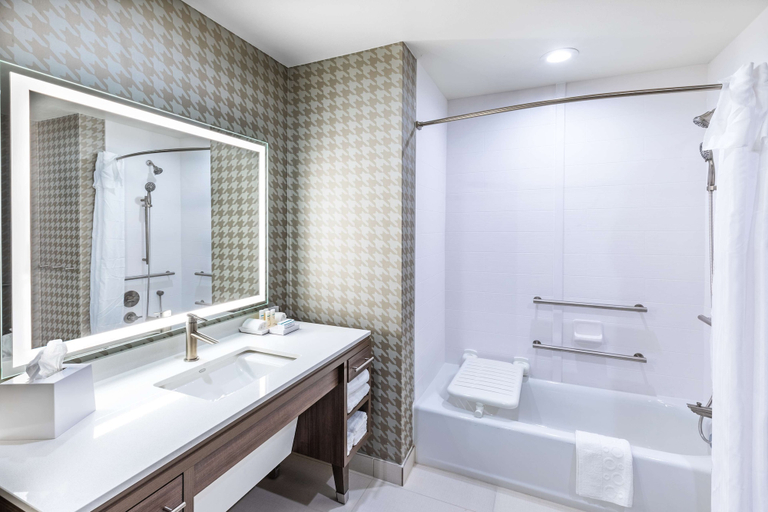 Bathroom 4, Home2 Suites by Hilton Midland East, Midland