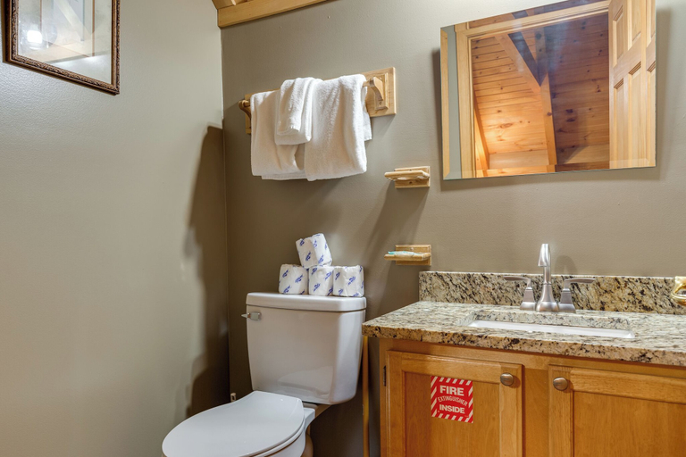 Bathroom 4, Above Ole Smoky's Clouds by Jackson Mountain Rentals, Sevier