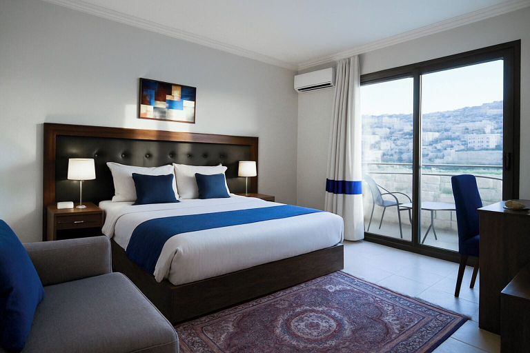 Bedroom 3, Corner View Hotel – Petra, Wadi Musa