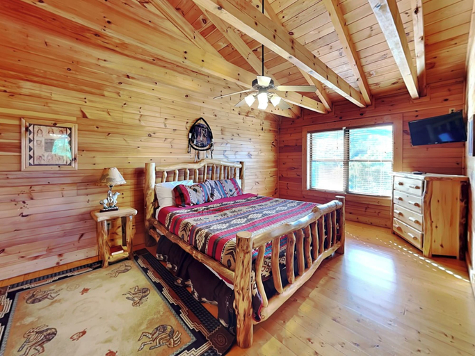 Bedroom 3, A Majestic View III by Jackson Mountain Rentals, Blount