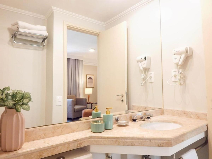 Bathroom 2, Easy Star - Flat no Transamerica Executive Bela Cintra, São Paulo
