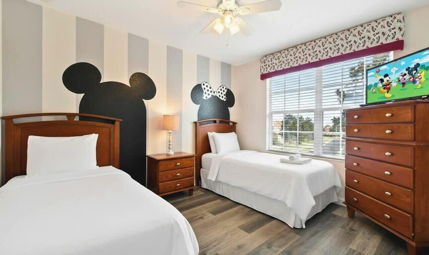 Bedroom 3, 6BR Private Pool, Spa, Gameroom, Close to Disney, Osceola