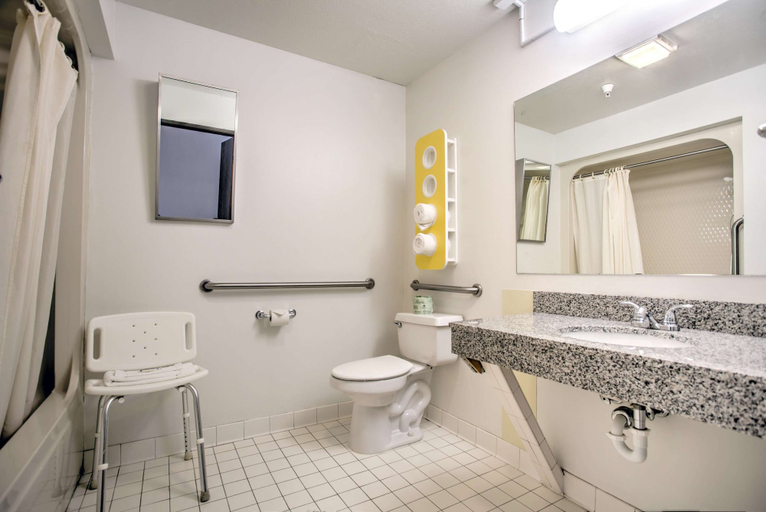 Bathroom 4, Motel 6 Bozeman, MT, Gallatin