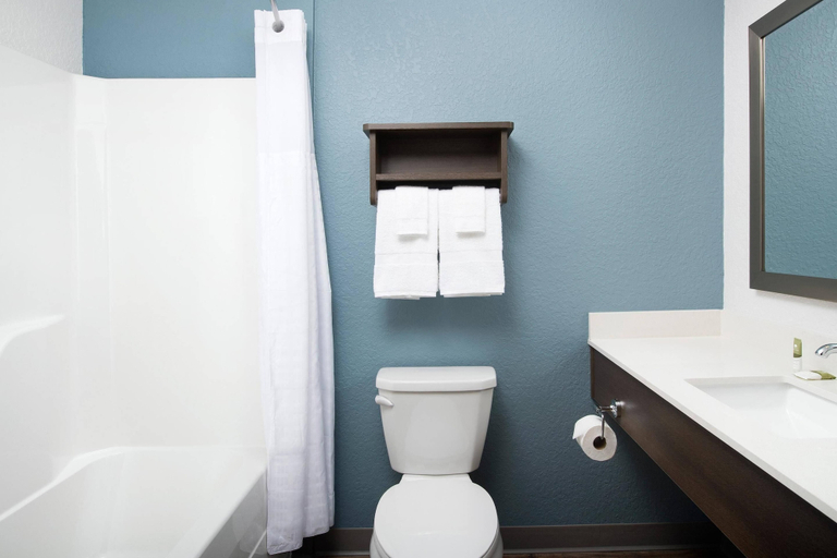 Bathroom 3, WoodSpring Suites Orlando International Drive, Orange