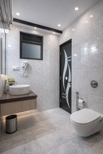 Bathroom 4, Hotel Harmony, Chhatarpur