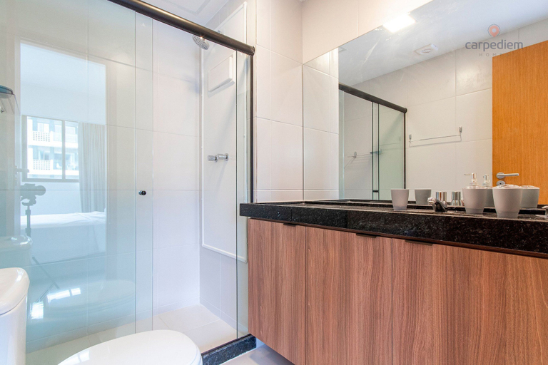Bathroom, Mana Beach Experience C108 por Carpediem, Ipojuca