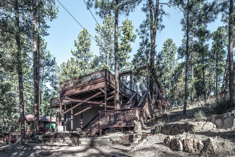 Exterior & Views 2, A Climbing Cub by Ruidoso Vacation Rentals, Lincoln