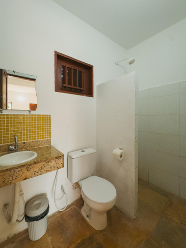 Bathroom, Pousada Recanto dos Ventos, Amontada