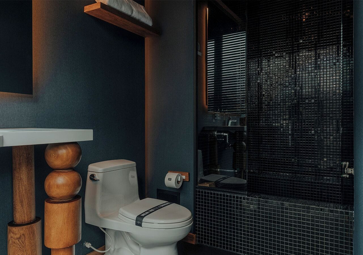 Bathroom 4, The Click Clack Hotel Bogota, Santafé de Bogotá