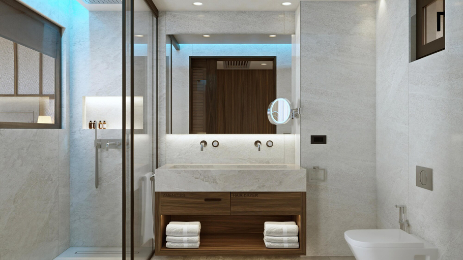 Bathroom 5, Nana Royal Premium Resort & Spa, Crete