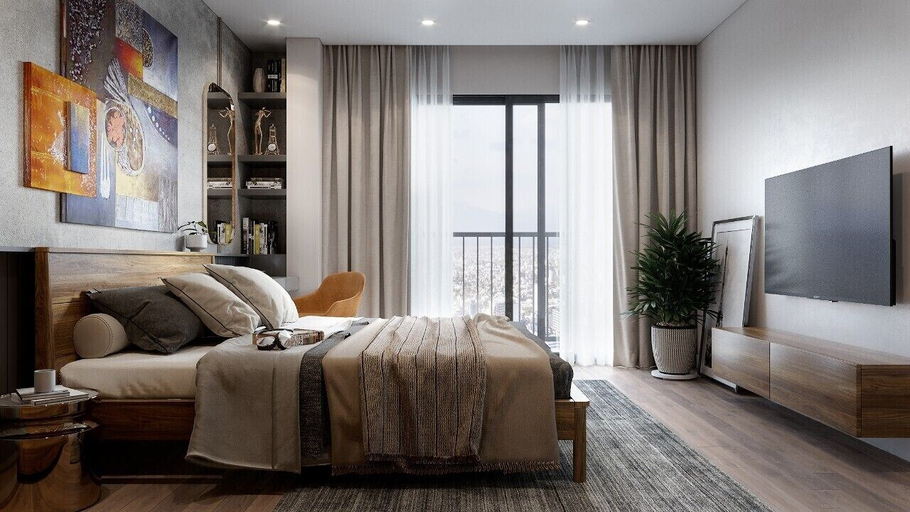 Bedroom 3, Ruby Luxury Apartment Van Phuc, Ba Đình
