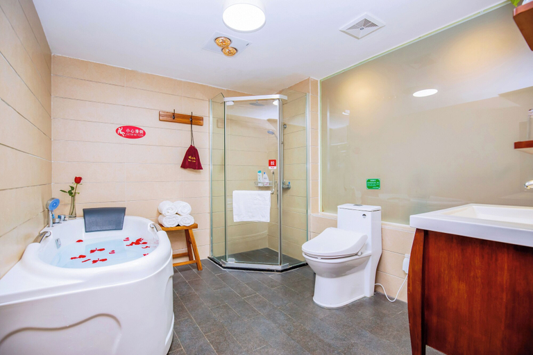 Bathroom 3, Chengdu Wenjun courtyard Hotel, Chengdu