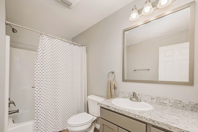 Bathroom 1, Limestone Chalet by Taylor Made Deep Creek, Garrett