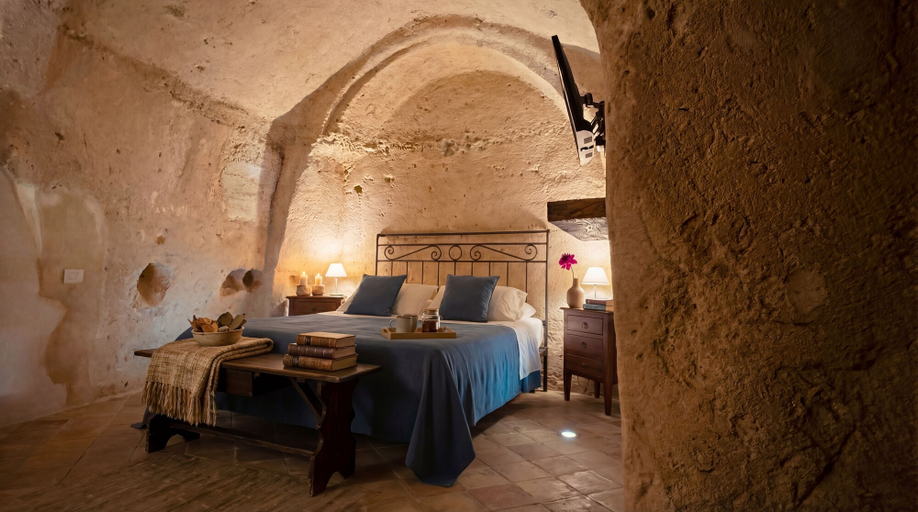 Bedroom 2, Hotel San Giorgio Matera, Matera