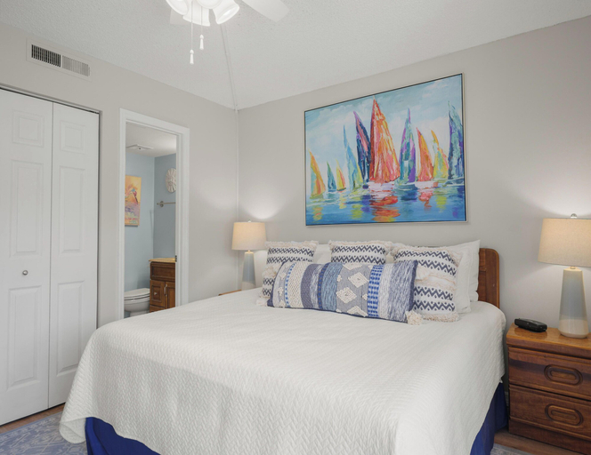 Bedroom 2, Beach & Tennis 217 by Distinctive Beach Rentals, Saint Johns