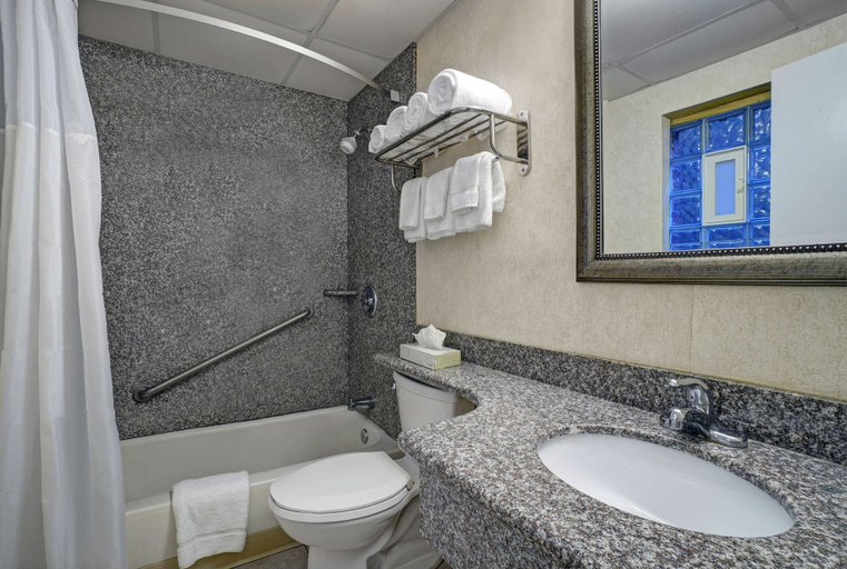 Bathroom 4, Motel 6 Washington, PA, Washington