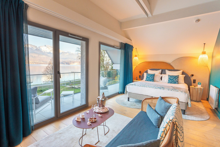 Bedroom 3, Black Bass Hotel, Haute-Savoie