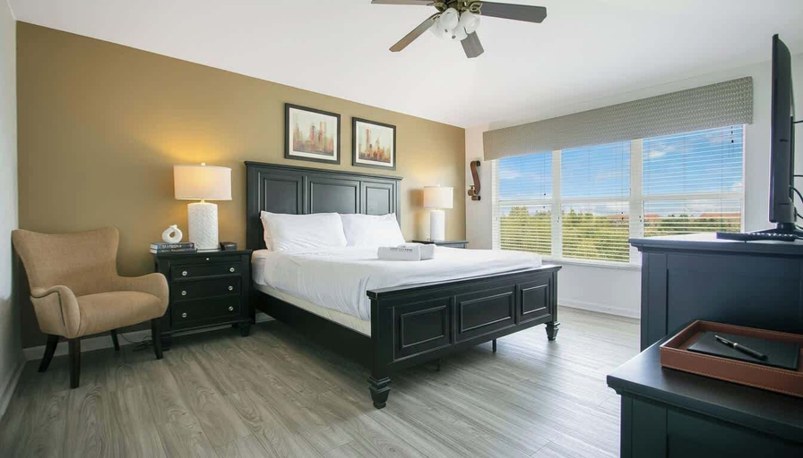 Bedroom 3, Highland View 6BR Villa Private Pool Near Disney, Osceola