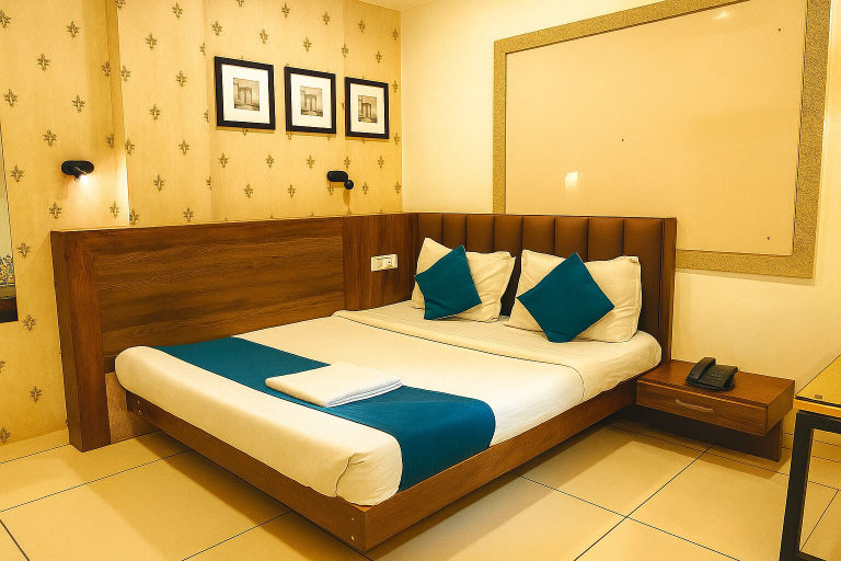 Bedroom 3, Hotel Shree Ram Palace, Indore