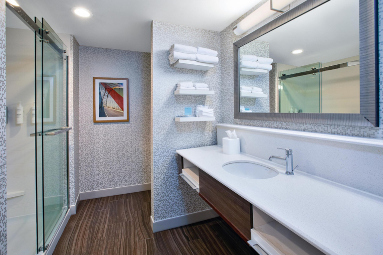 Bathroom 4, Hampton Inn North Little Rock McCain Mall, Pulaski