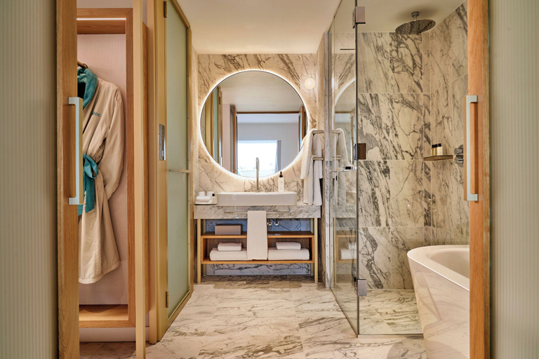 Bathroom 5, The BoTree London, Curio Collection by Hilton, London
